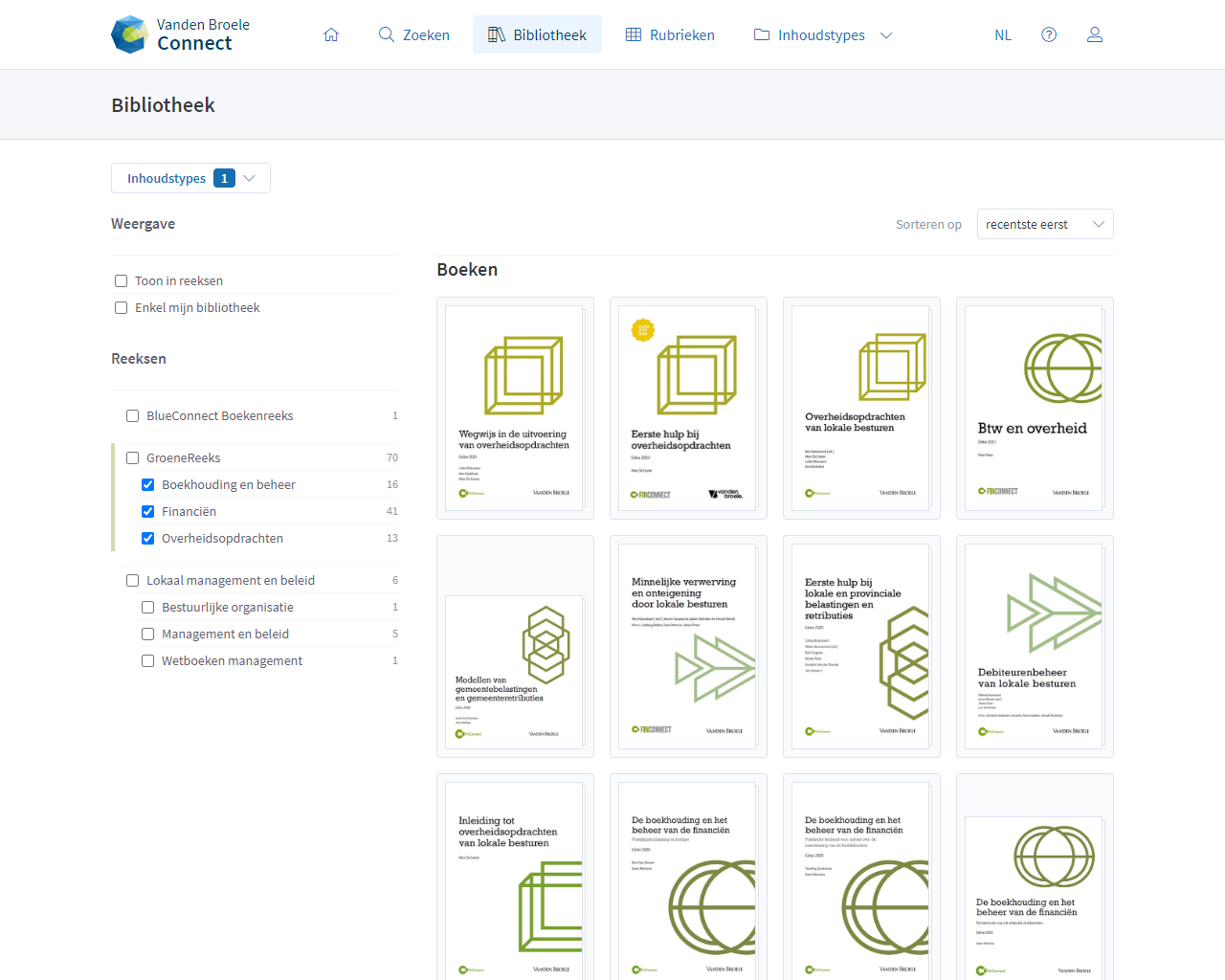 Finconnect Online Bibliotheek Feature Boeken