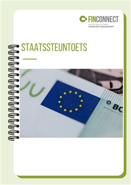 Nieuw op FinConnect: staatssteuntoets
