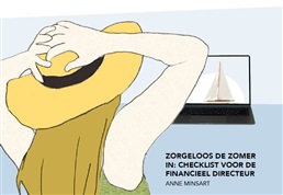 Zorgeloos de zomer in! Checklist voor de financieel directeur